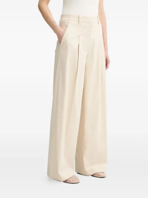 A.L.C. pleated-front trousers Neutrals 29299075