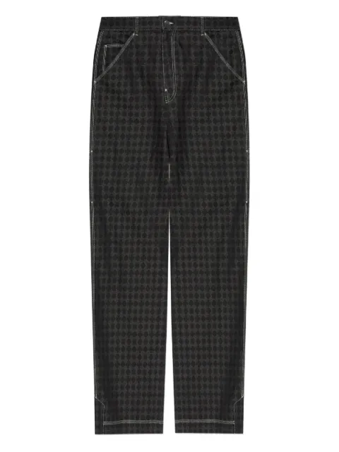 AMIRI MA Quad checked trousers Black AMPACA1039