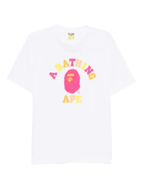A BATHING APE® printed T-shirt White 001TEL301019M
