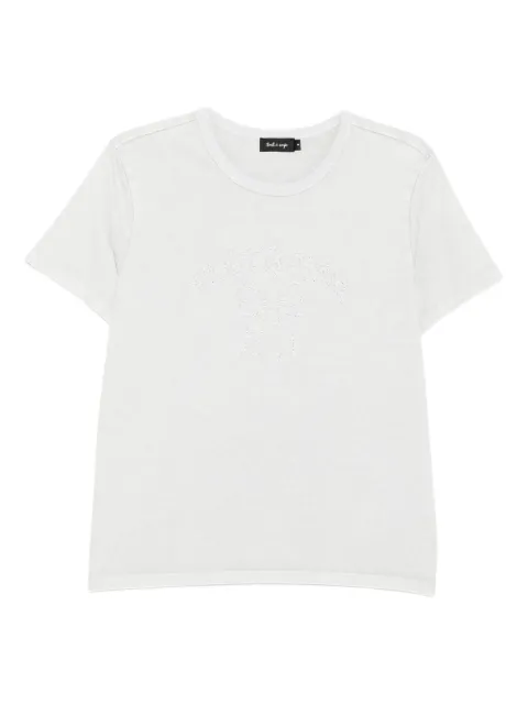 tout a coup logo-printed T-shirt Blue M632AU5