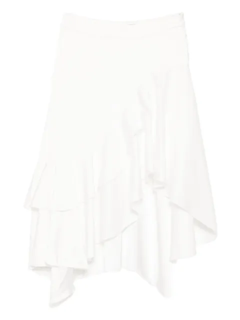 tout a coup Ruffled skirt White M149AU5