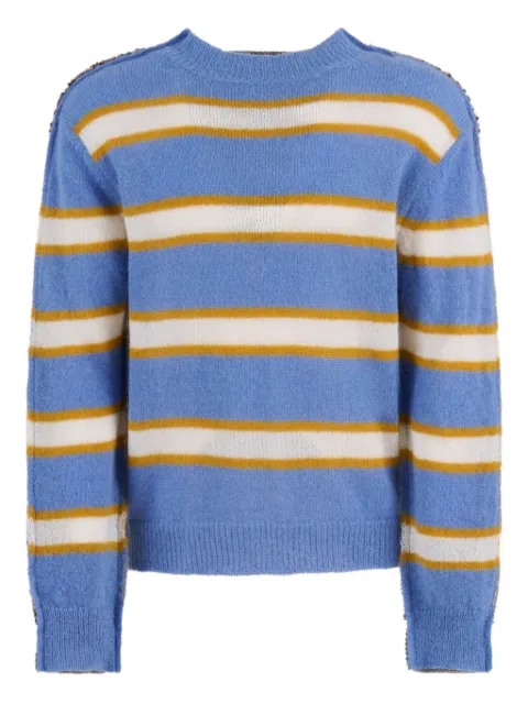 Marni striped sweater Blue GCMG0204Q1UFU193