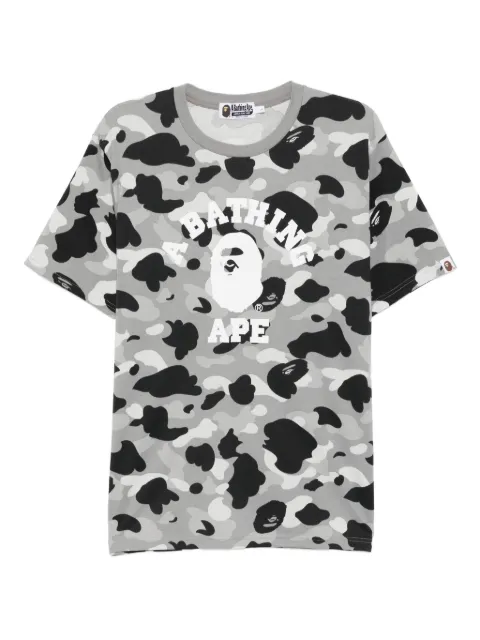 A BATHING APE® 1st Camo College T-shirt Grey 001CSL301010M