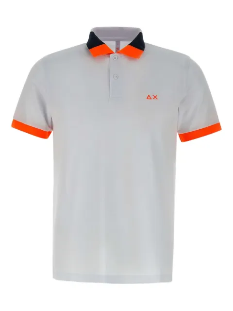 Sun68 colour-block polo shirt Grey A3512301