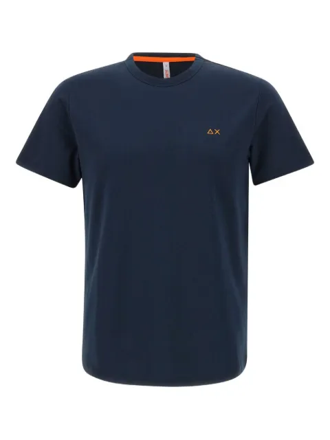 Sun68 logo-embroidered T-shirt Blue T3512307