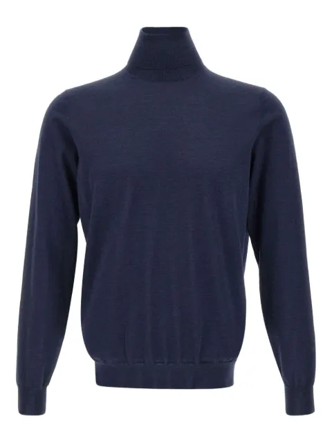 Filippo De Laurentiis high-neck sweater Blue DV1MLRM16RS891
