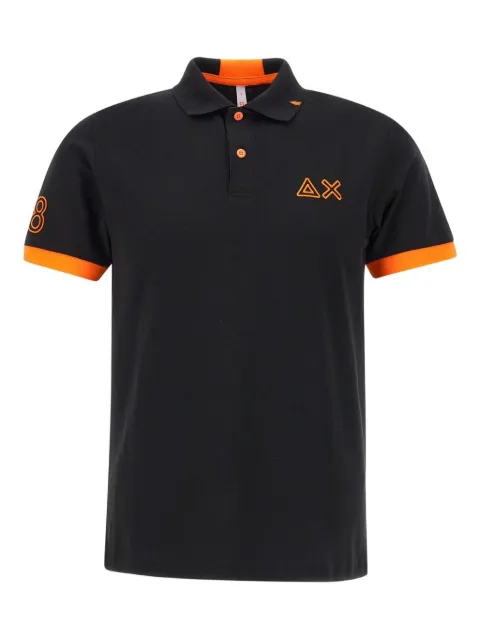 Sun68 jersey polo shirt Black A3512211