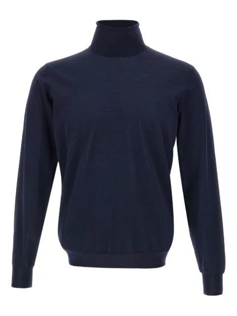 Filippo De Laurentiis high-neck sweater Blue DV1MLRM16RS890