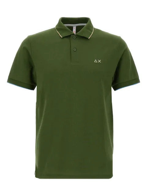 Sun68 piqué polo shirt Green A3511037