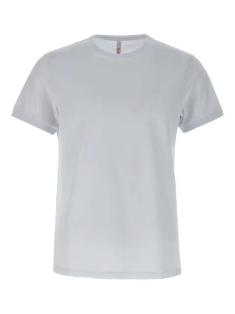 Sun68 logo-embroidered cotton T-shirt White T3512901