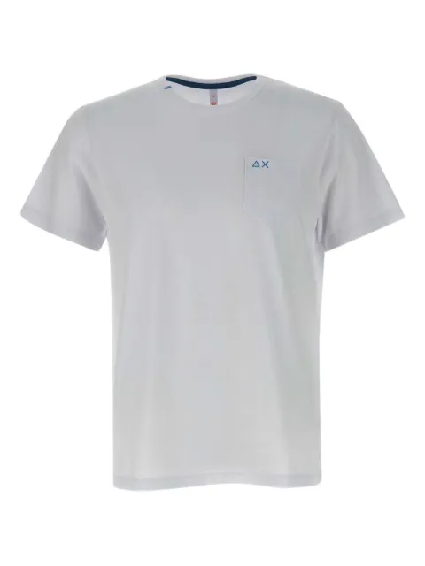 Sun68 logo-embroidered t-shirt Grey T3510101