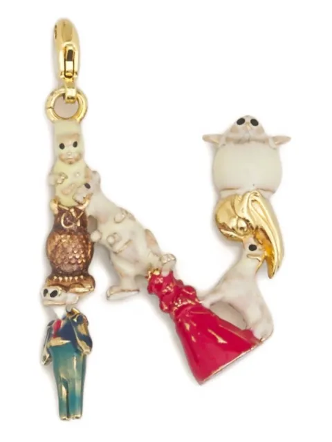 Marni alphabet "N" charm Gold PNMV0100PNP6528