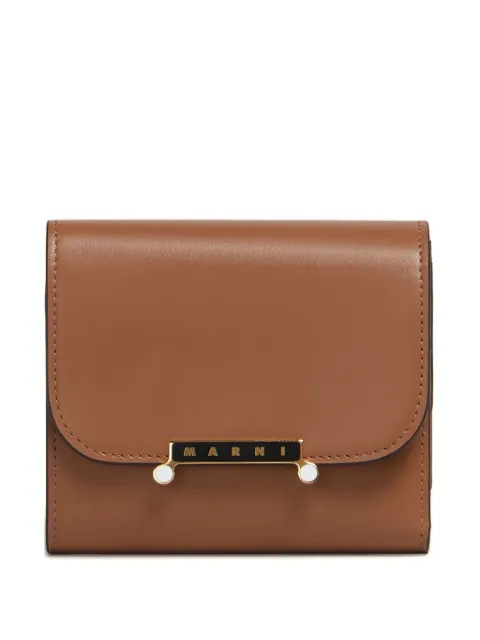 Marni leather wallet Brown PFMO0135U0P6948