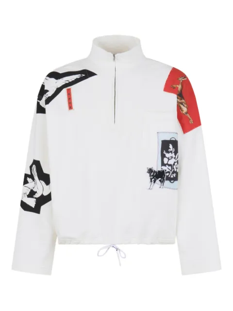 Marni graphic-print pullover White FUMU0148P0USCY40