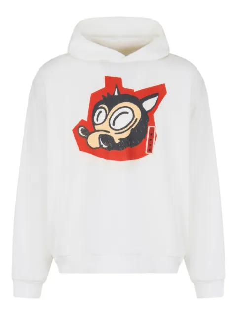 Marni graphic-print hoodie White FUMU0067PTUSCY40