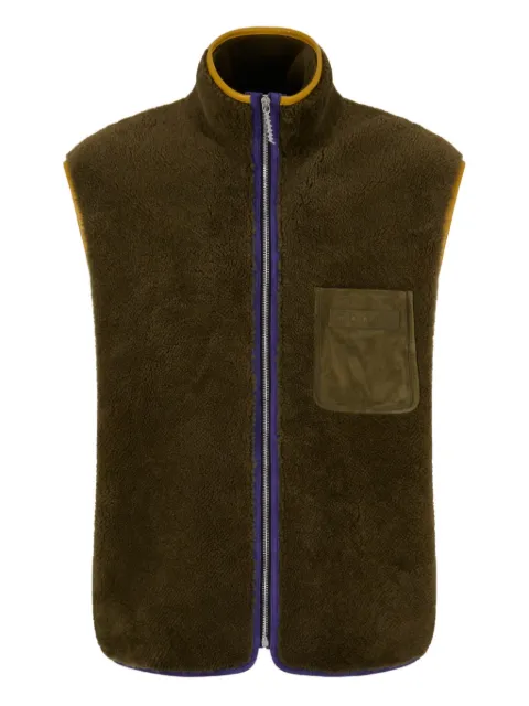 Marni fleece gilet Green GTMY0008IQULM124