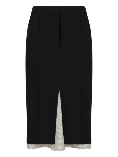 Marni split-hem pencil skirt Black GOMA0767U0TW839