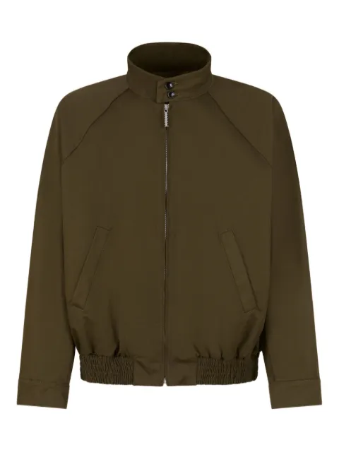 Marni deep green organic gabardine bomber jacket Green JUMU0155XUUTC311
