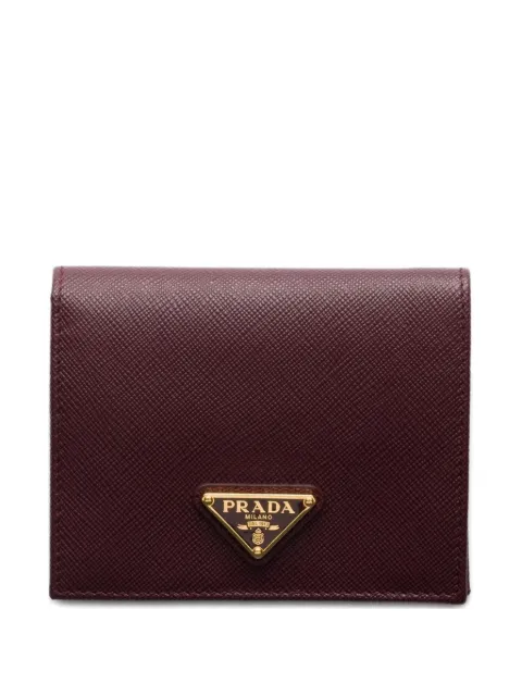 Prada small leather wallet Red 1MV204QHH