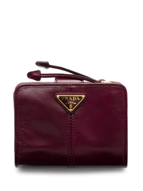 Prada small leather wallet Red 1ML0182CYR