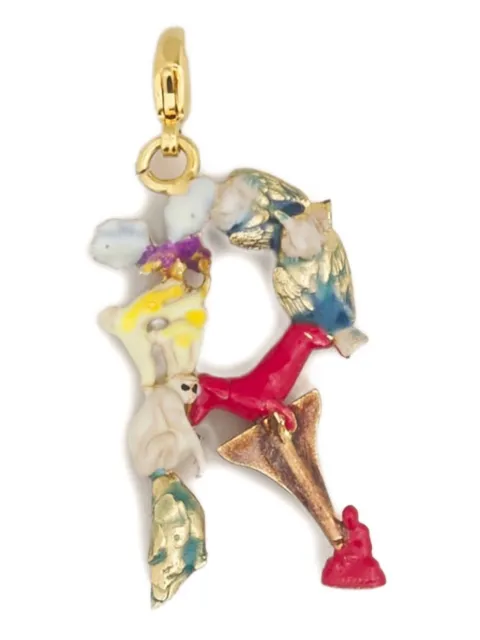 Marni alphabet "R" charm Gold PNMV0100PRP6528