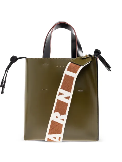 Marni leather Museo mini bag Green SHMP0039U2LV639