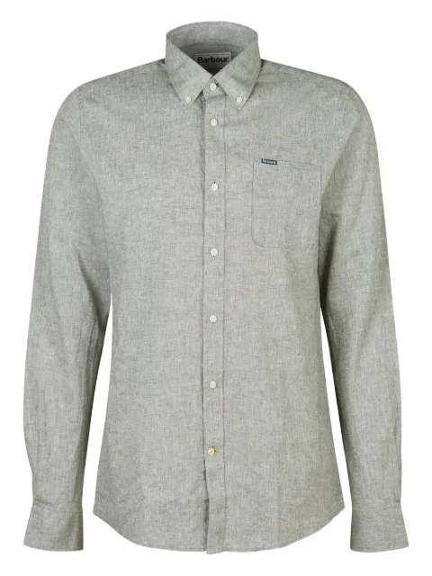 Barbour button-down shirt Green MSH5090
