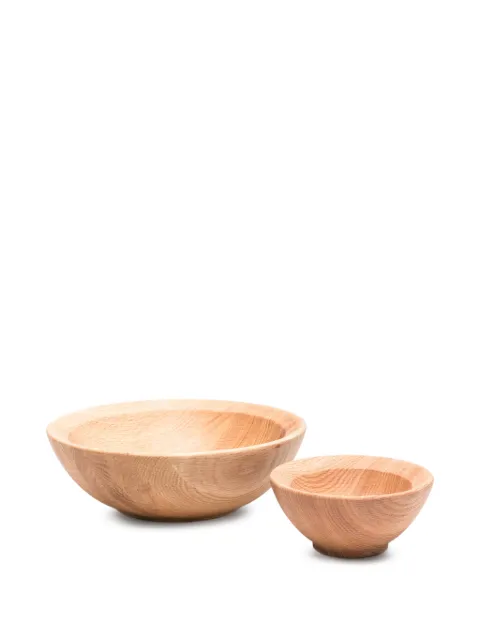 The Conran Shop oak snack serving bowl Neutrals TCS350206