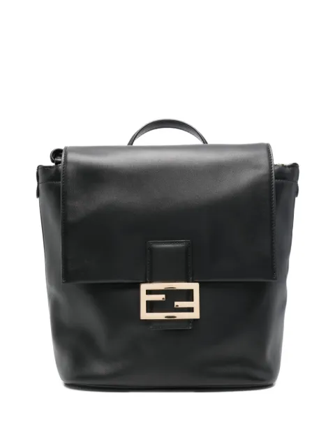 FENDI leather backpack Black 8BZ057AYJ1