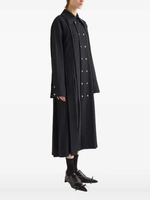 Jil Sander double-breasted coat Black J03CT0566J40002