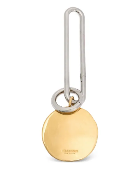 Jil Sander round-pendant keyring Silver J08UA0004P8705