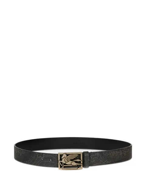 ETRO Pegaso leather belt Black MP3A0007AA065