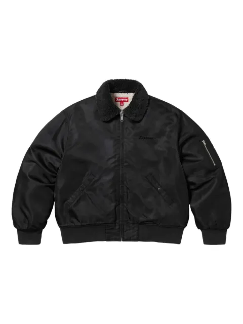 Supreme AOI Nylon bomber jacket Black SU25485