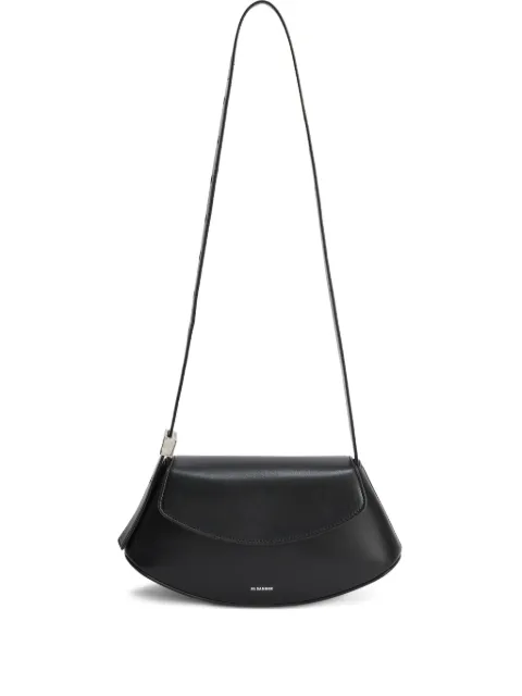 Jil Sander small Eldorado leather shoulder bag Black J08WG0056P7191