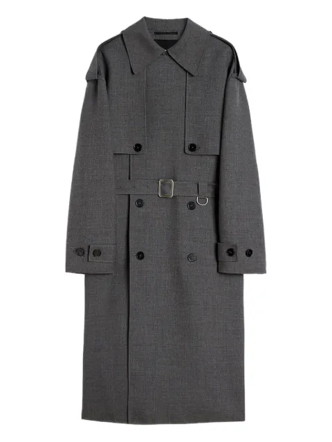 Jil Sander double-breasted belted coat Grey J21SW0072J40289