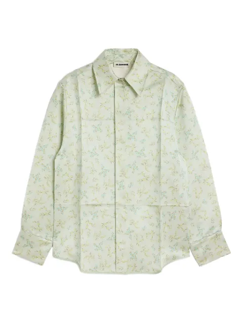 Jil Sander floral-print shirt Green J03DL0213J55092