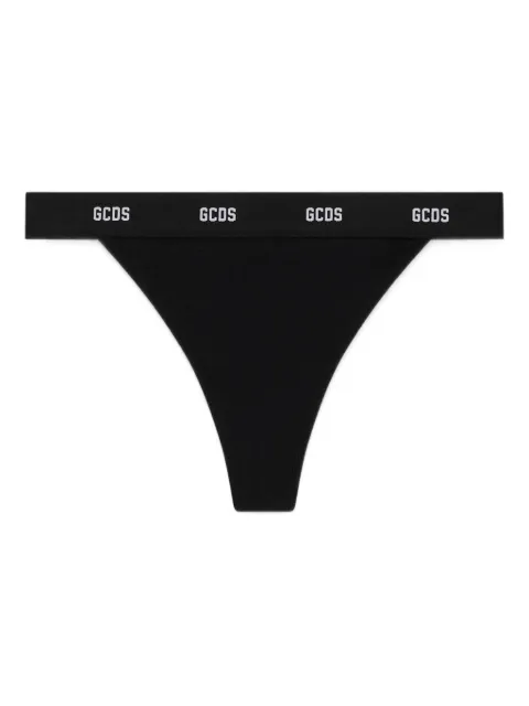GCDS logo-band thong Black B1EW3704UW9