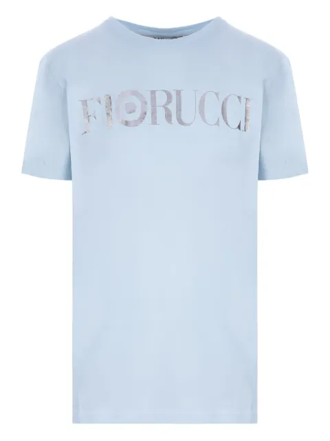 Fiorucci x 10 Corso Como logo-print cotton T-shirt 10CORSO4PALEBLUE