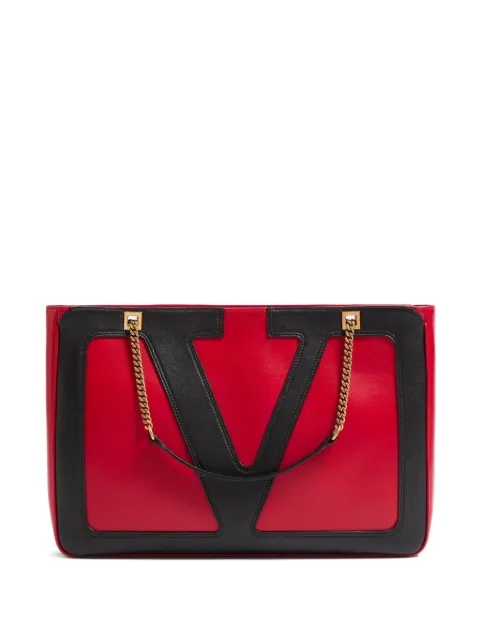 Valentino Garavani Viva Superstar medium shopping bag Red WB0R13PTJ