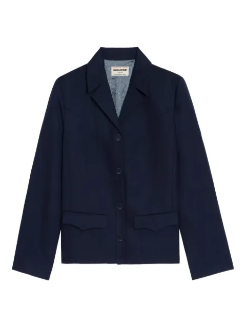 Zadig&Voltaire button-fastening blazer Blue WWOW01690