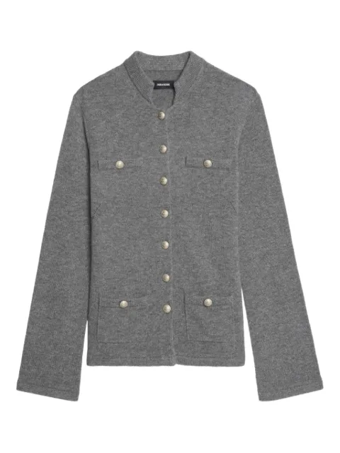 Zadig&Voltaire mélange-effect cardigan Grey KWCA01634
