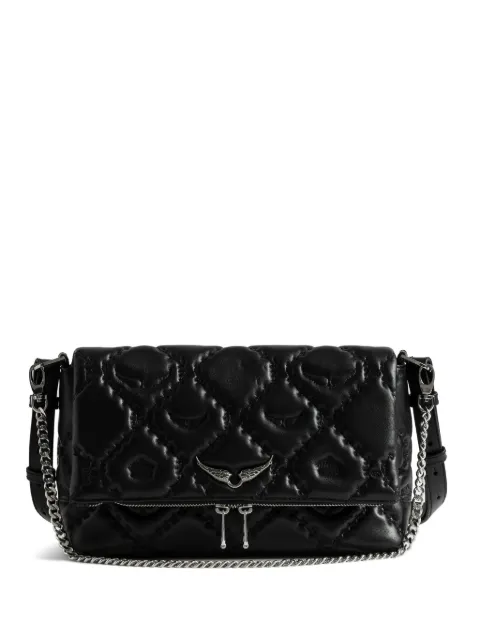Zadig&Voltaire Rock II quilted chain crossbody bag Black LWBA04058
