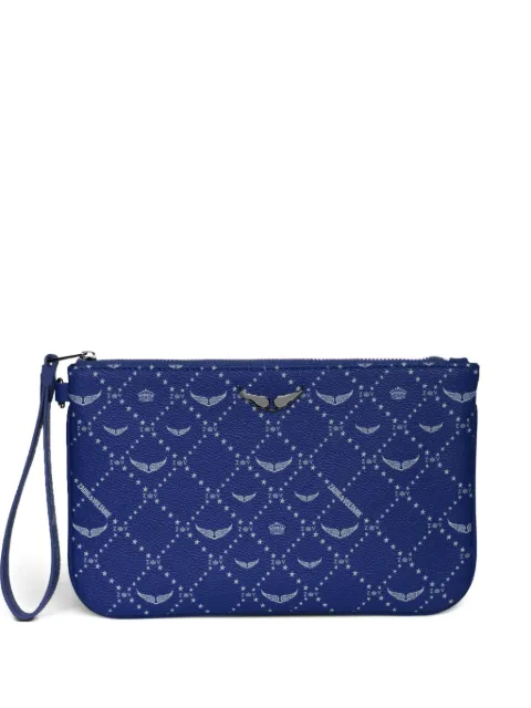 Zadig&Voltaire Z Monogram pouch Blue LWSG03719