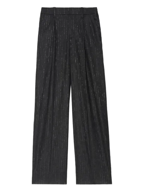 Zadig&Voltaire pleated pinstripe trousers Black WWPA01866