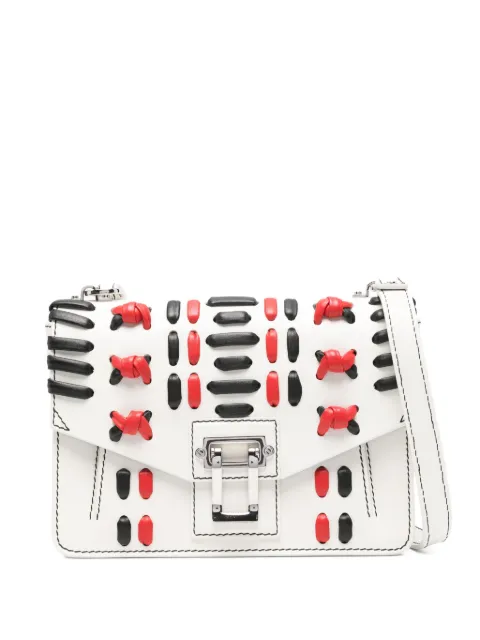 Proenza Schouler embroidered shoulder bag White H00477C172P