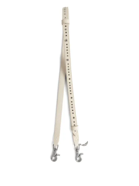 Zadig&Voltaire overstudded shoulder strap Neutrals LWST01128
