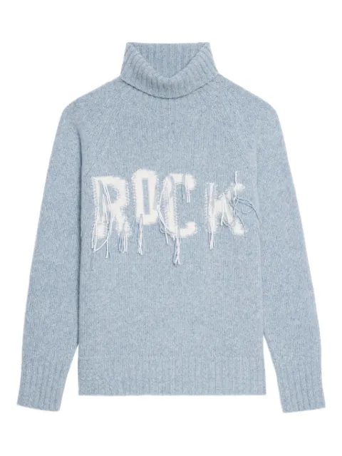 Zadig&Voltaire Mora wool Rock sweater Blue KWSW02823