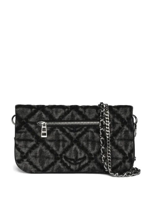 Zadig&Voltaire Rock mini Monogram clutch Black LWBA04038