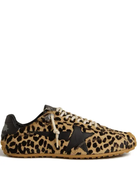 Golden Goose Marathon Speed leopard-print sneakers Brown GMF00923F007409
