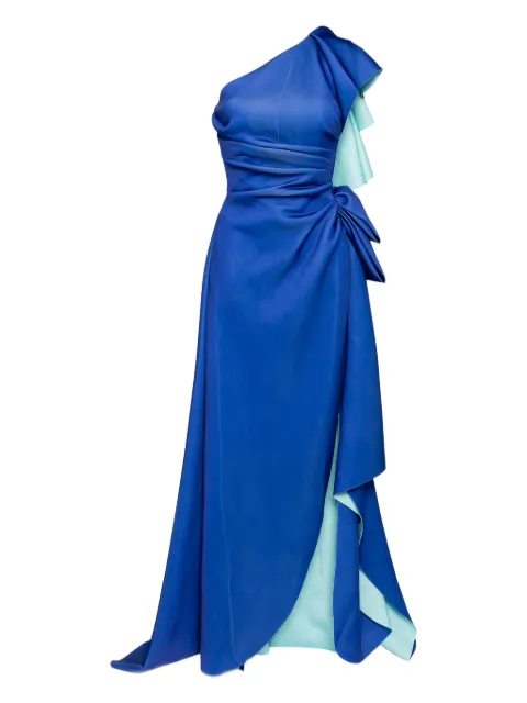 Saiid Kobeisy Taffeta dress Blue RTWSS2530